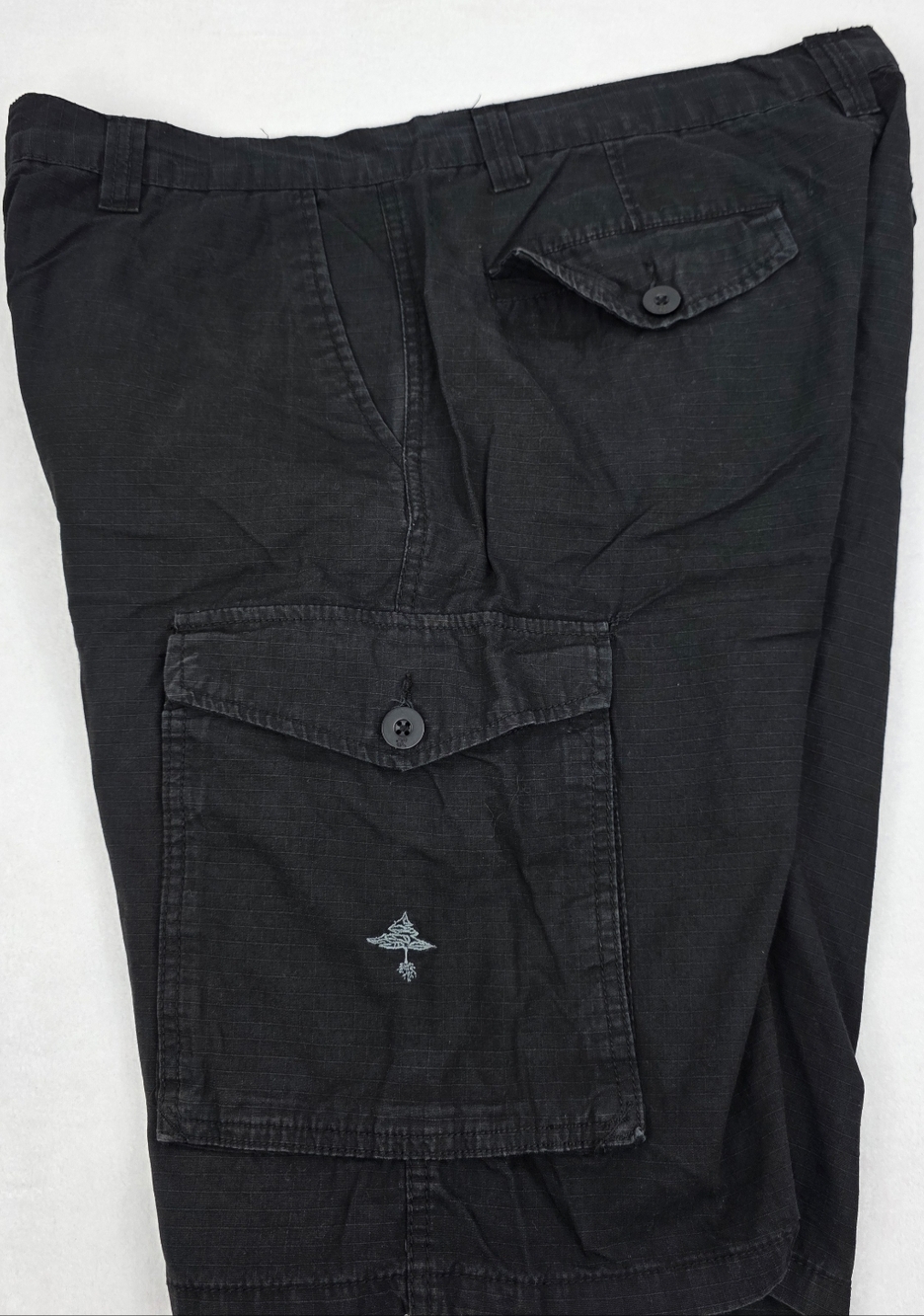 Lrg Men's Black Cargo Shorts with Utility Pockets Size 36 AG-3463 - Picture 9 of 10